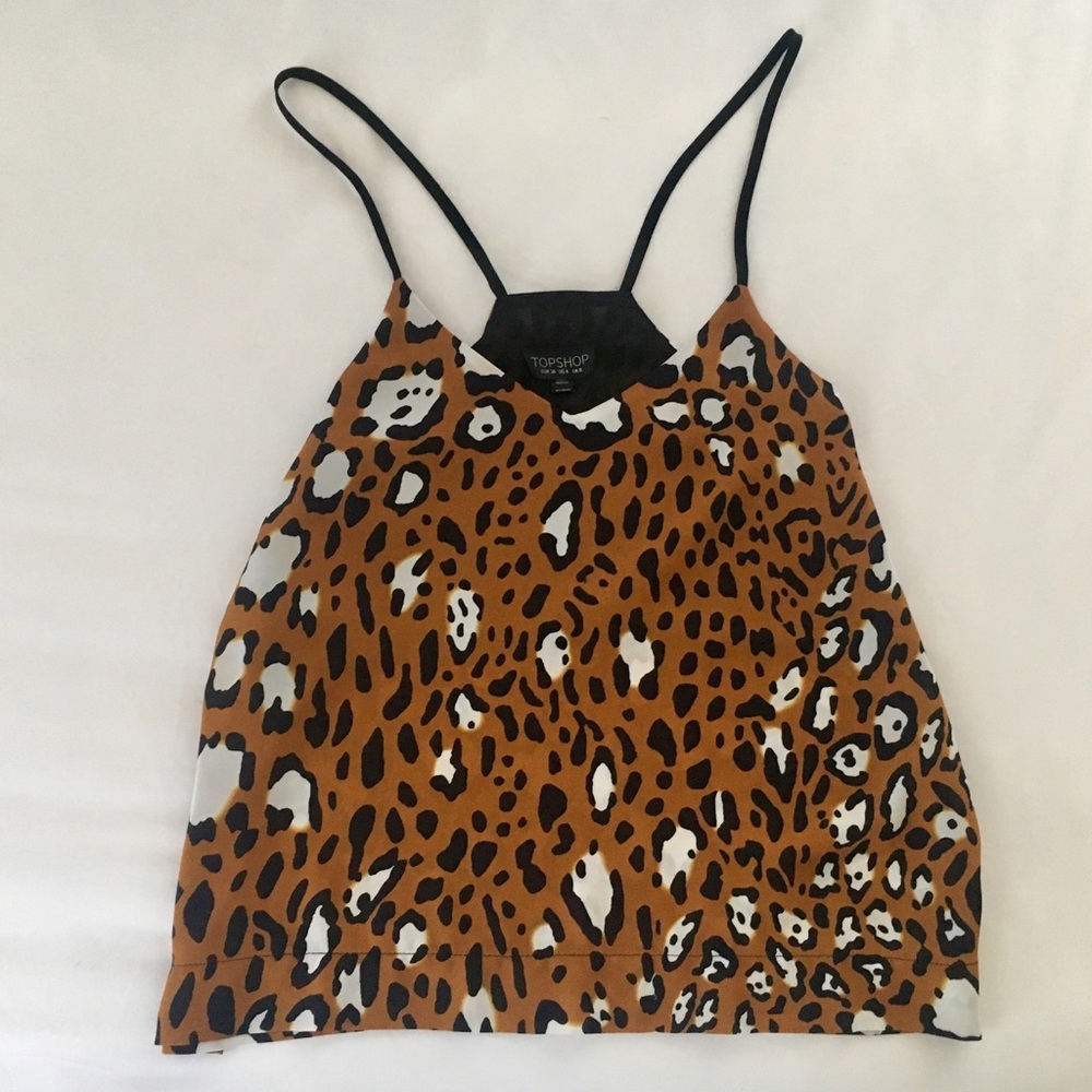 Topshop Leopard Print Top
